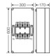 Hensel Boîtier de protection 1xNH1 3p. 250A+PE+N Mi 4451