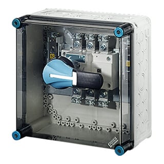 Hensel Boîtier de sectionneur 160A 3p. + PE + N Mi 7256