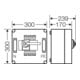 Hensel Boîtier de sectionneur 160A 3p. + PE + N Mi 7256