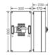 Hensel Boîtier d'interrupteur sectionneur 160A 3p. + PE + N Mi 7456