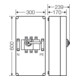 Hensel Boîtier d'interrupteur-sectionneur 250A 3p.+PE+N Mi 7455