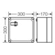 Hensel Boîtier Mi-APZ 300x300x170mm Mi 2279