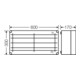 Hensel Boîtier pour barres omnibus 400A 600x300x170mm Mi 6455