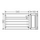 Hensel Boîtier pour barres omnibus 540x360mm 250A 5p. FP 3402