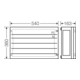 Hensel Boîtier pour barres omnibus 540x360mm 250A 5p. FP 3402