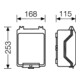 Hensel Boîtier vide 168x253x115mm KG 9002