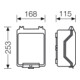 Hensel Boîtier vide 168x253x115mm KG 9002