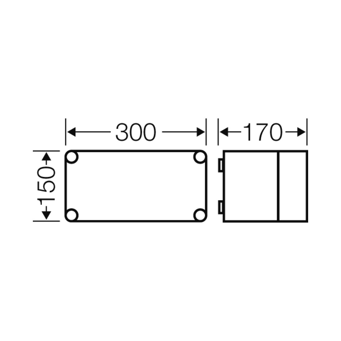 Hensel Boîtier vide 275x125x146mm Mi 0101