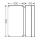 Hensel Boîtier vide 275x575x146mm Mi 0400