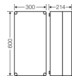 Hensel Boîtier vide 275x575x191mm Mi 0410
