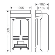 Hensel Boîtier vide 295×583×182 mm KV 9339-5