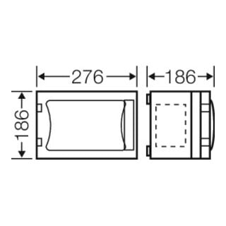 HENSEL Boîtier vide EB 216 × 126 × 136 mm FP 0141