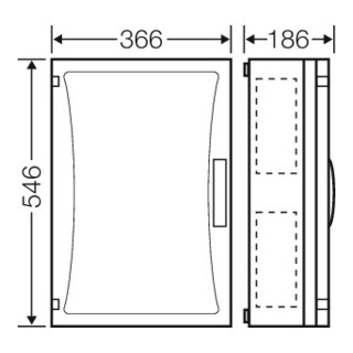 Hensel Boîtier vide EB.dimensions 486 × 306 × 136 FP 0461