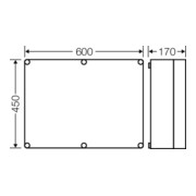 Hensel Boîtier vide EB dimensions 575×425×146 Mi 0601-4