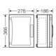 Hensel Boîtier vide ENYSTAR EB, dimensions 216×306×136 FP 0241