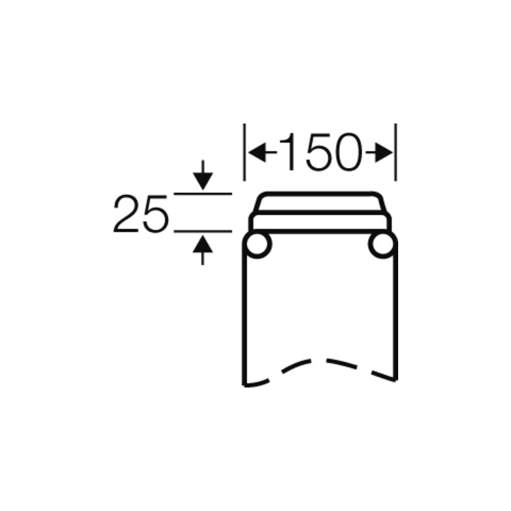 Hensel Bride de raccordement 3xM20, 1xM32/40/50 avec FM 15
