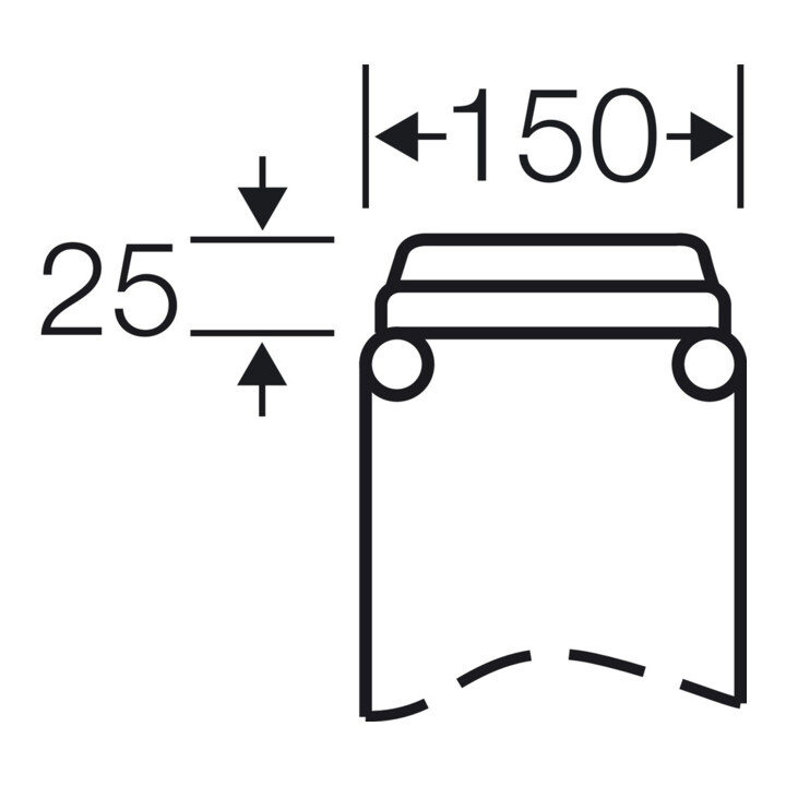 Hensel Bride de raccordement 3xM20, 1xM32/40/50 avec FM 15