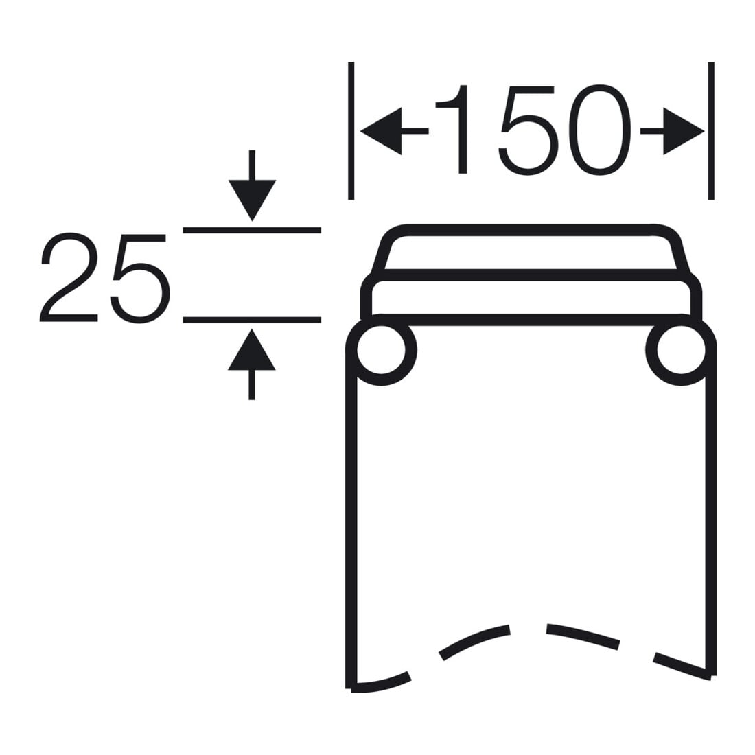 Hensel Bride de raccordement 3xM20, 1xM32/40/50 avec FM 15