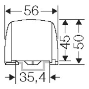 Hensel Connecteur dérivation principal 5 pôles, 4x 1x25 mm² KKL 54-4