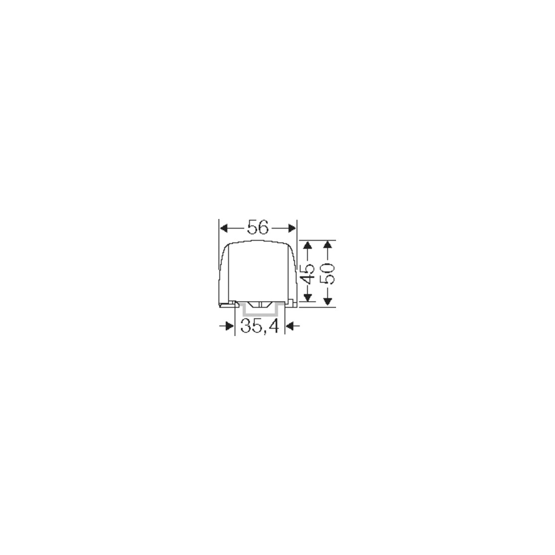 Hensel Connecteur dérivation principal 5 pôles, 4x 1x25 mm² KKL 54