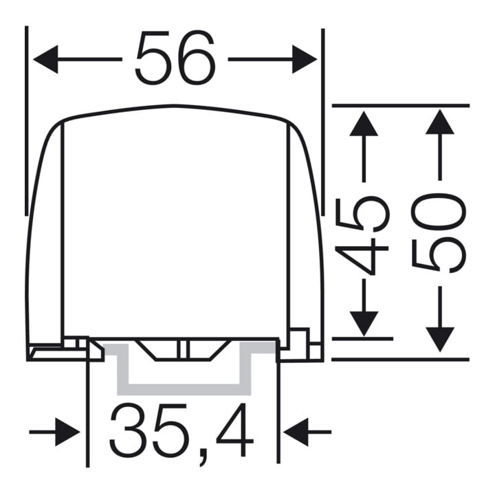 Hensel Connecteur dérivation principal 5 pôles, 4x 1x25 mm² KKL 54