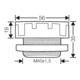 Hensel Druckausgleichselement M 40 IP 54, grau BM 40G