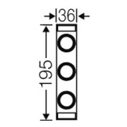 Hensel Élément de fusible 3p. 63A E18 D02 avec RS 18-5