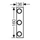 Hensel Élément de verrouillage pour cavalier 3p., 63A, E18 D02 ZS RS 18