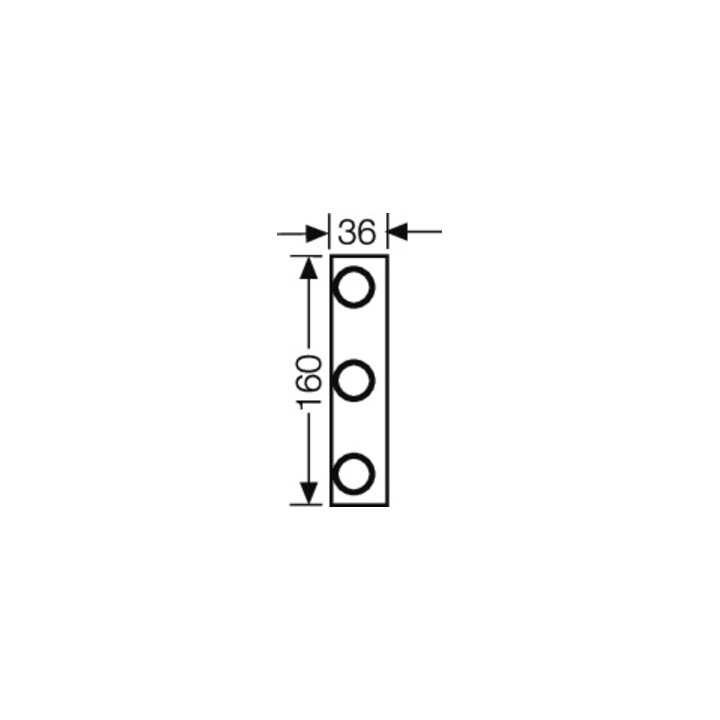 Hensel Élément de verrouillage pour cavalier 3p., 63A, E18 D02 ZS RS 18
