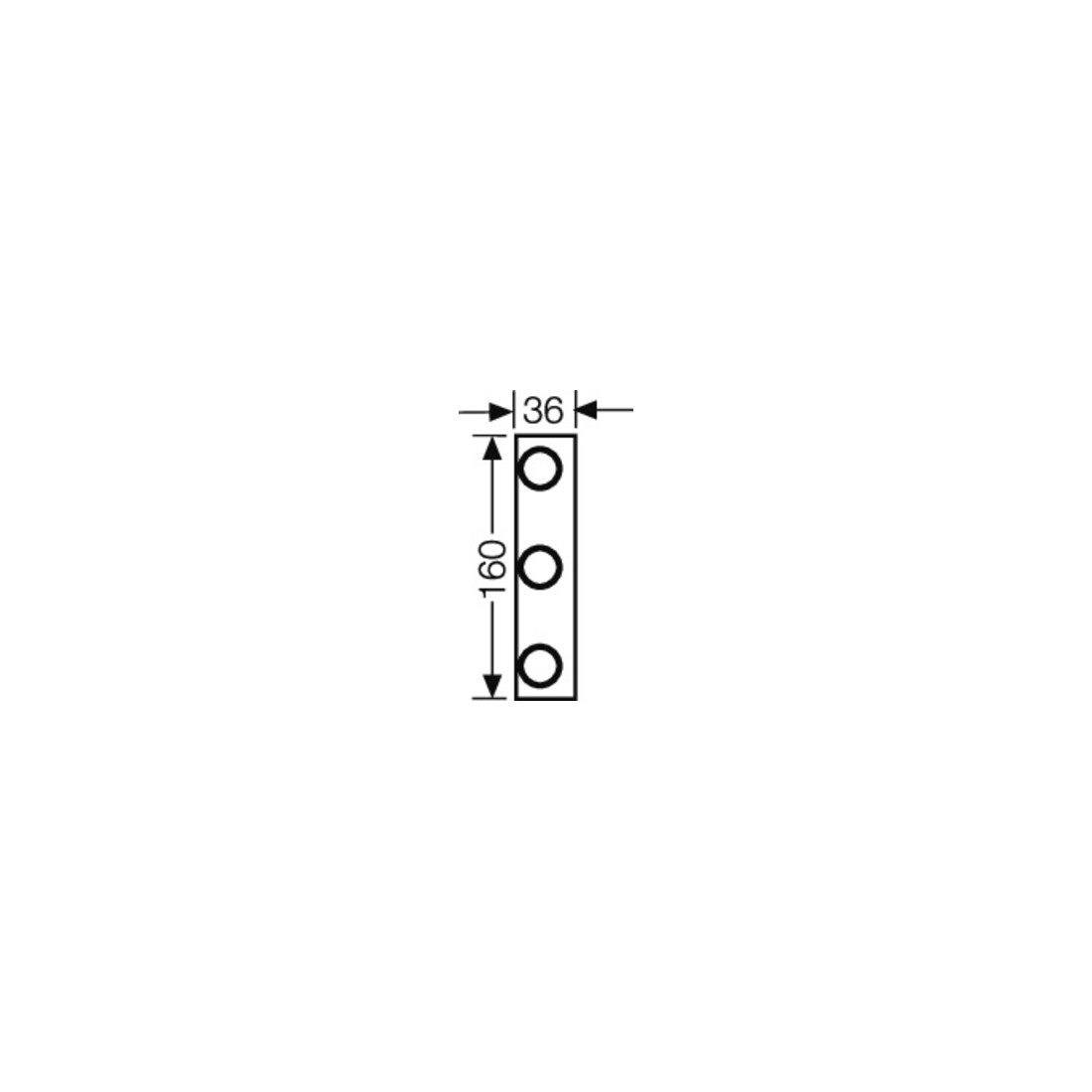 Hensel Élément de verrouillage pour cavalier 3p., 63A, E18 D02 ZS RS 18