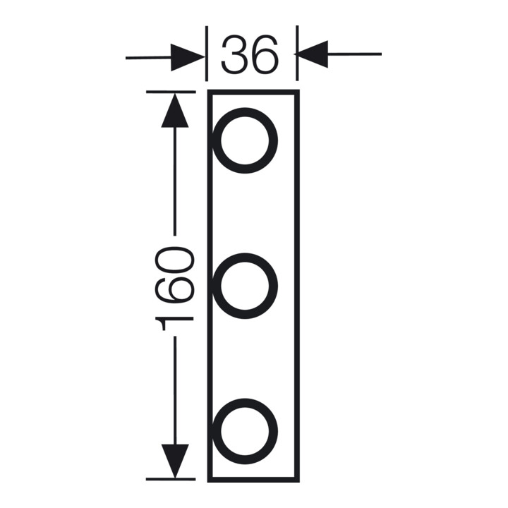 Hensel Élément de verrouillage pour cavalier 3p., 63A, E18 D02 ZS RS 18