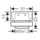 HENSEL Élément d'équilibrage de pression BM 20G M 20 IP 54 gris