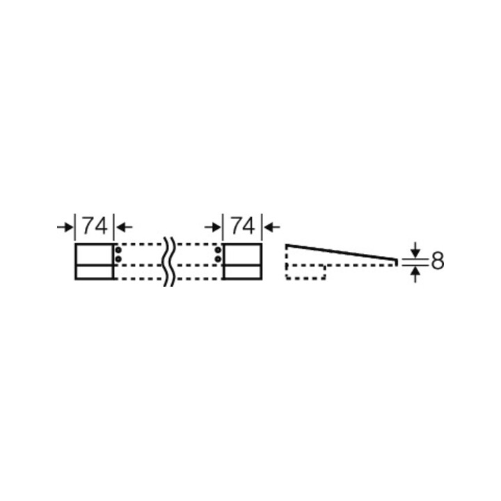 Hensel Endwinkel Schutzdach Mi DB 01
