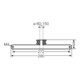 Hensel Fixation de mât pour fixation extérieure avec MB 2
