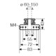 Hensel Fixation de mât pour fixation extérieure DK MB 1