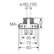 Hensel Fixation de mât pour fixation extérieure DK MB 2
