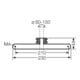 Hensel Fixation de mât pour fixation extérieure KV MB 12