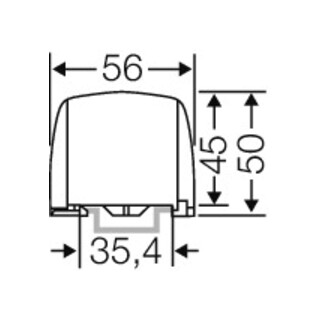 HENSEL Hauptleiterabzweigklemme 3pol. 4x 1x25qmm KKL 34