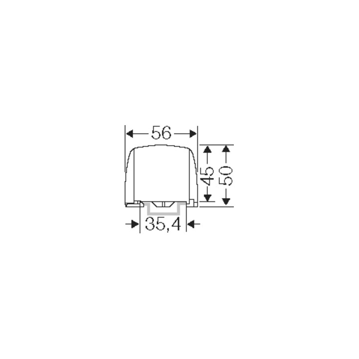 Hensel Hauptleiterabzweigklemme 5pol., 4x 1x25qmm KKL 54
