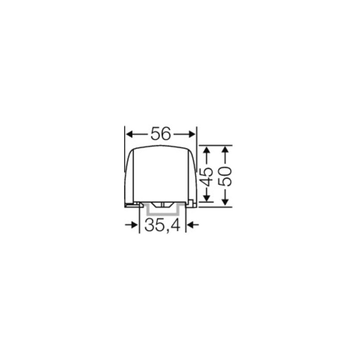 Hensel Hauptleiterabzweigklemme 5pol., 4x 1x25qmm KKL 54