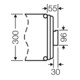 Hensel Insert de ventilation avec grille de ventilation IP44 Mi BF 44