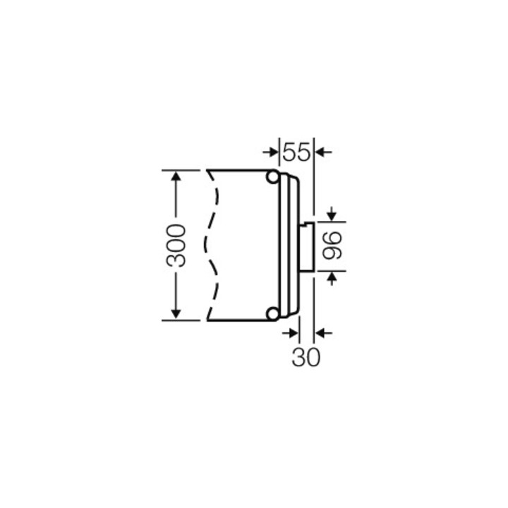 Hensel Insert de ventilation avec grille de ventilation IP44 Mi BF 44