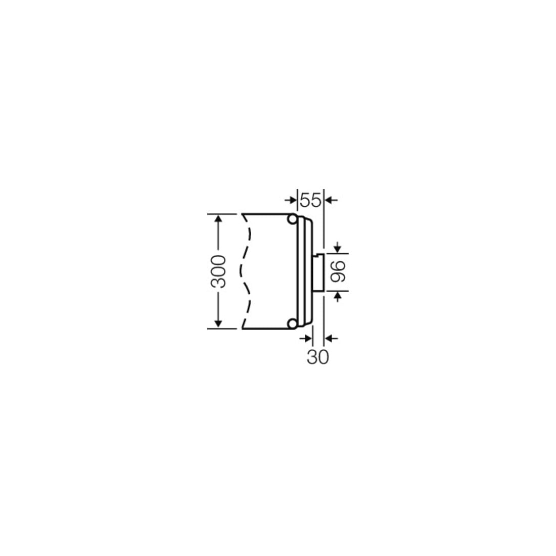 Hensel Insert de ventilation avec grille de ventilation IP44 Mi BF 44