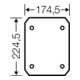 HENSEL Isolierstoff-Montageplatte EB MP 25 4mm stark