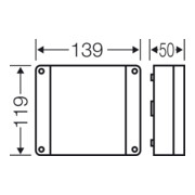 Hensel Kabelabzweigdose 1, 5-2, 5qmm 3ph. 4qmm DP 9221-5