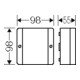 Hensel Kabelabzweigkasten 1,5-4qmm 3ph. 6qmm DE 9345-3