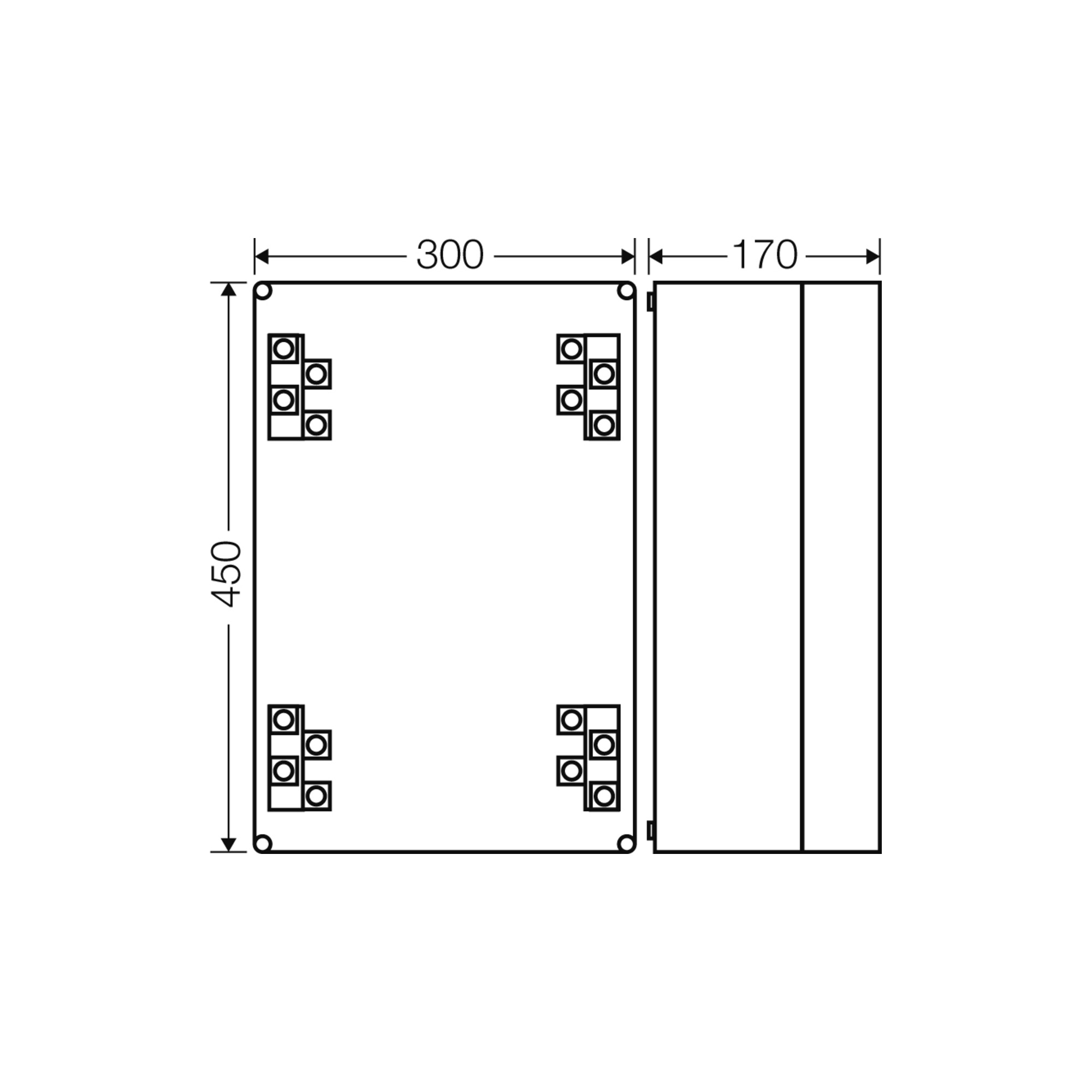 Hensel Kabelabzweigkasten 16-70qmm 3ph. 4p. K 7004