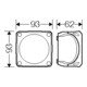 Hensel Kabelabzweigkasten bis 2,5 o.Klemme sw KF 0200 B-3