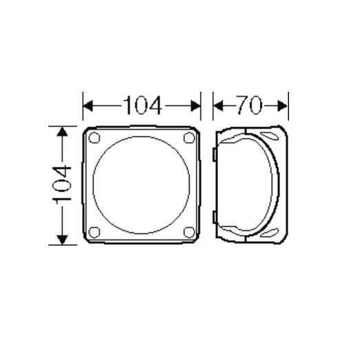 Hensel Kabelabzweigkasten bis 4qmm DK 0400 G