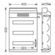 Hensel KV 90-Automatengehäuse 54 TE, IP 65 9354 NT